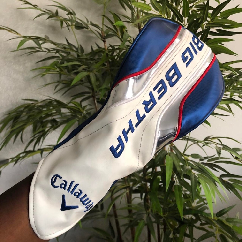 Callaway Big Bertha Driver Headcover Hybrid Golf Club Head Cover Reva Blue White